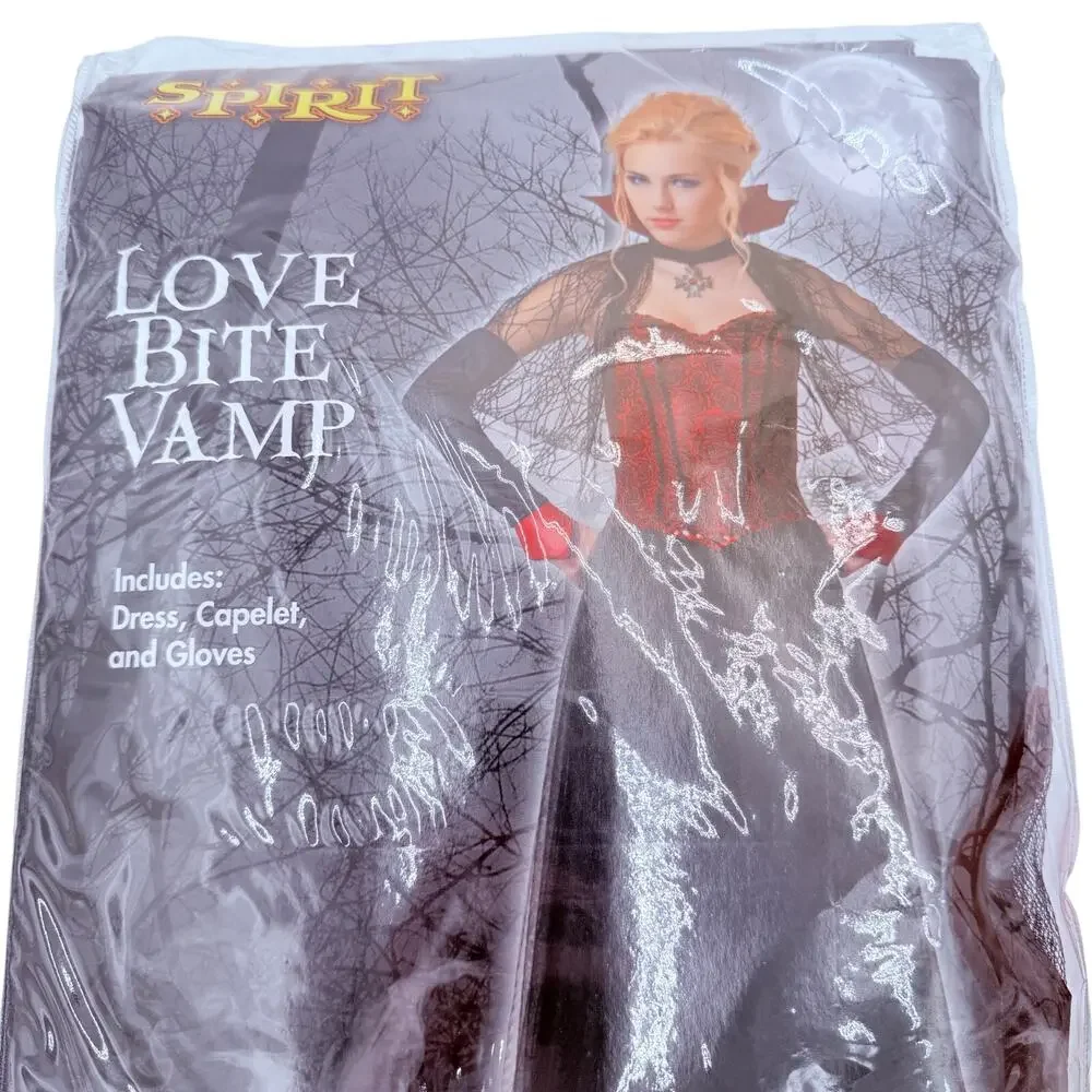Spirit Halloween Love Bite Vamp Vampire Women's Costume New with tags Size XL - Picture 4 of 5